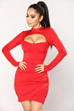 Dare To Mock Me Dress - Red