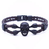 FREE Skeleton Leather Rope  Bracelet