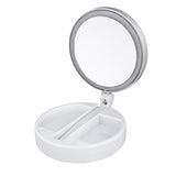 Foldable LED Lighted Travel Mirror