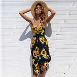 Casual Sunflower Dress