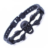 Skeleton Leather Rope  Bracelet