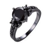 Black Zircon Ring