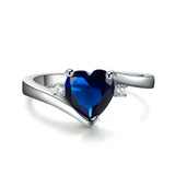 Luxury Diamond Heart Ring