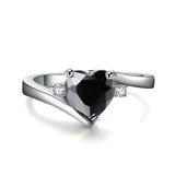 Luxury Diamond Heart Ring