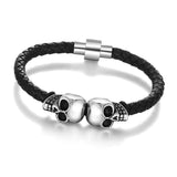 Skeleton Leather Bracelet