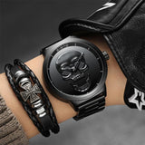 Biker Skull Watch