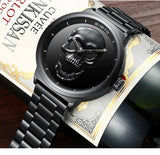 Biker Skull Watch