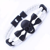 Skeleton Leather Rope  Bracelet