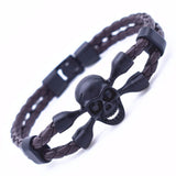 Skeleton Leather Rope  Bracelet